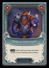 Umbron Informant (Unclaimed) - Mythical - Lightseekers TCG card