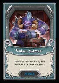 Umbron Salvager (Claimed) - Mythical - Lightseekers TCG card