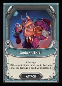 Umbron Thief (Claimed) - Mythical - Lightseekers TCG card