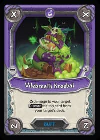 Vilebreath Kreebal (Claimed) - Mythical - Lightseekers TCG card