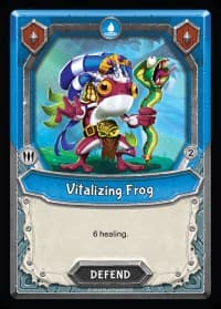 Vitalizing Frog (Unclaimed) - Mythical - Lightseekers TCG card