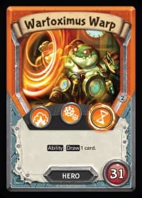 Wartoximus Warp (Claimed) - Mythical - Lightseekers TCG card