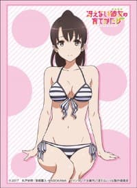 Bushiroad Sleeve Collection HG Vol.1481: How to Raise a Boring Girlfriend Flat - Megumi Kato (Swimsuit) (60-Pack) - Bushiroad Card Sleeves - Card Sleeves card