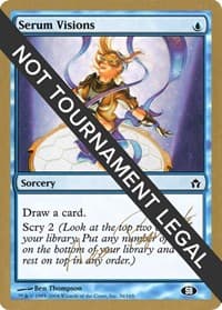 Serum Visions - 2004 Aeo Paquette (5DN) (SB) - World Championship Decks - Magic: The Gathering card