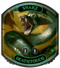 Relic Tokens: Eternal Collection - Snake (Deathtouch) - Ultra Pro Tokens - Life Counters card