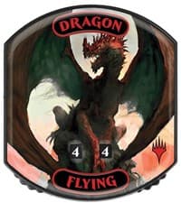 Relic Tokens: Eternal Collection - Dragon (Flying) - Ultra Pro Tokens - Life Counters card