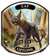 Relic Tokens: Eternal Collection - Cat (Lifelink) - Ultra Pro Tokens - Life Counters card
