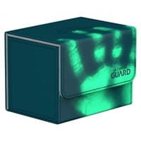 SideWinder ChromiaSkin Deck Case - Petrol (Holds 80+) - Ultimate Guard Deck Boxes - Deck Boxes card