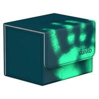 SideWinder ChromiaSkin Deck Case - Petrol (Holds 100+) - Ultimate Guard Deck Boxes - Deck Boxes card