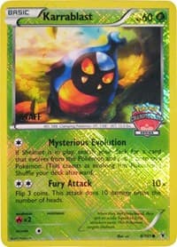 Karrablast - 8/101 (Championship Series) [Staff] - League & Championship Cards - Pokemon card