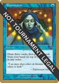 Brainstorm - 2000 Jon Finkel (MMQ) - World Championship Decks - Magic: The Gathering card