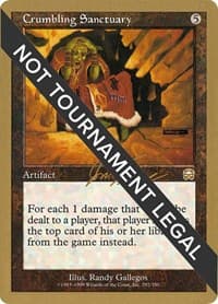 Crumbling Sanctuary - 2000 Jon Finkel (MMQ) - World Championship Decks - Magic: The Gathering card