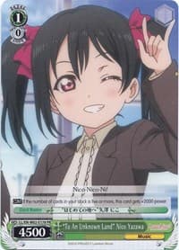 "To An Unknown Land" Nico Yazawa - Love Live! DX Vol.2 - Weiss Schwarz card