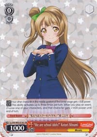 "We are school idols!" Kotori Minami - Love Live! DX Vol.2 - Weiss Schwarz card