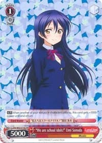 "We are school idols!" Umi Sonoda - Love Live! DX Vol.2 - Weiss Schwarz card