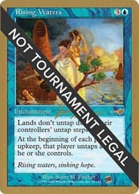 Rising Waters - 2000 Jon Finkel (NMS) (SB) - World Championship Decks - Magic: The Gathering card
