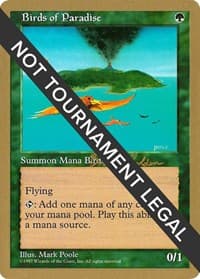 Birds of Paradise - 1998 Brian Selden (5ED) - World Championship Decks - Magic: The Gathering card
