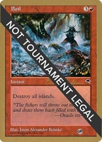 Boil - 1998 Brian Selden (TMP) (SB) - World Championship Decks - Magic: The Gathering card