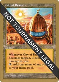 City of Brass - 1998 Brian Selden [CHR] - World Championship Decks - Magic: The Gathering card