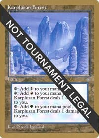 Karplusan Forest - 1998 Brian Selden (ICE) - World Championship Decks - Magic: The Gathering card