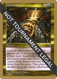 Lobotomy - 1998 Brian Selden (TMP) - World Championship Decks - Magic: The Gathering card
