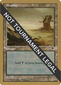 Swamp (Horizontal Log) - 1998 Brian Selden (TMP) - World Championship Decks - Magic: The Gathering card
