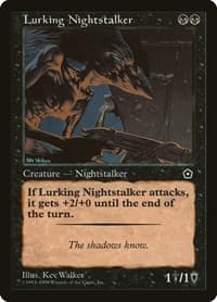 Lurking Nightstalker - Portal Second Age - Magic: The Gathering card