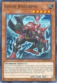 Gouki Riscorpio - Star Pack VRAINS - YuGiOh card