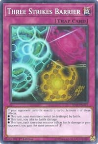 Three Strikes Barrier - Star Pack VRAINS - YuGiOh card