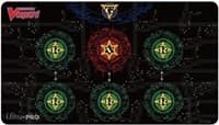 Base Red on Black Playmat for Cardfight!! Vanguard - Ultra Pro Playmats - Playmats card