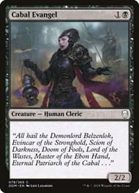 Cabal Evangel - Dominaria - Magic: The Gathering card