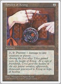 Amulet of Kroog - Fourth Edition - Magic: The Gathering card