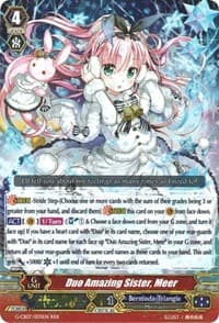 Duo Amazing Sister, Meer - G-CB07: Divas' Festa - Cardfight Vanguard card
