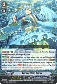 Aurora Star, Coral - G-CB07: Divas' Festa - Cardfight Vanguard card