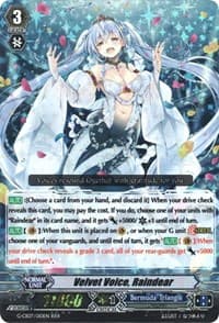 Velvet Voice, Raindear - G-CB07: Divas' Festa - Cardfight Vanguard card