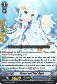 Transcend Idol, Aqua - G-CB07: Divas' Festa - Cardfight Vanguard card