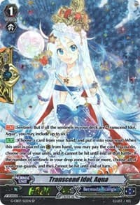 Transcend Idol, Aqua (SP) - G-CB07: Divas' Festa - Cardfight Vanguard card