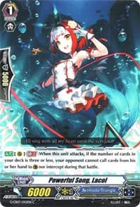 Powerful Song, Lacol - G-CB07: Divas' Festa - Cardfight Vanguard card