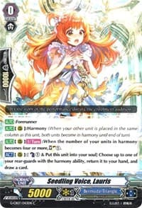 Seedling Voice, Lauris - G-CB07: Divas' Festa - Cardfight Vanguard card