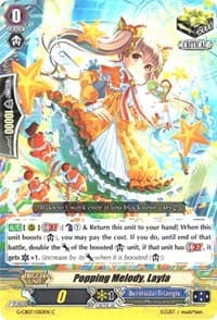 Popping Melody, Layla - G-CB07: Divas' Festa - Cardfight Vanguard card