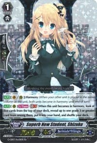 Superb New Student, Shizuku - G-CB07: Divas' Festa - Cardfight Vanguard card