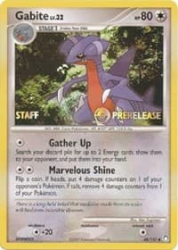 Gabite - 48/123 (Prerelease) [Staff] - Diamond and Pearl Promos - Pokemon card