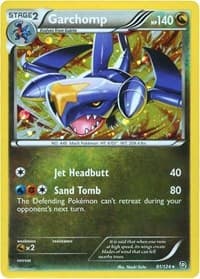 Garchomp - 91/124 (Cosmos Holo) - Blister Exclusives - Pokemon card