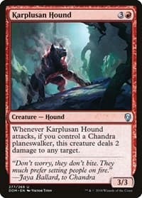 Karplusan Hound - Dominaria - Magic: The Gathering card