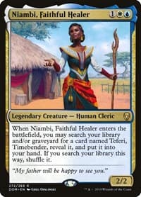 Niambi, Faithful Healer - Dominaria - Magic: The Gathering card