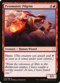 Pyromantic Pilgrim - Dominaria - Magic: The Gathering card