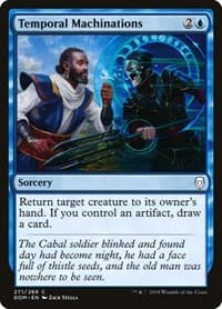 Temporal Machinations - Dominaria - Magic: The Gathering card