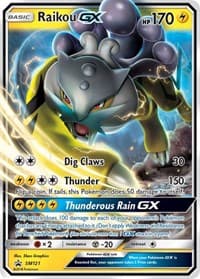 Raikou GX - SM Promos - Pokemon card