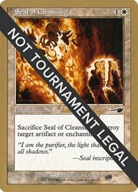 Seal of Cleansing - 2000 Tom van de Logt (NMS) (SB) - World Championship Decks - Magic: The Gathering card