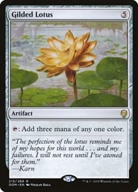 Gilded Lotus - Dominaria - Magic: The Gathering card